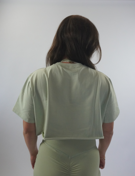 AESTAS OVERSIZED CROP TOP
